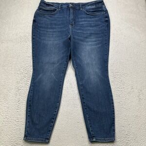 Judy Blue Jeans Size 22W (FITS 40x28) Denim Skinny Fit High Rise Stretch JB88365